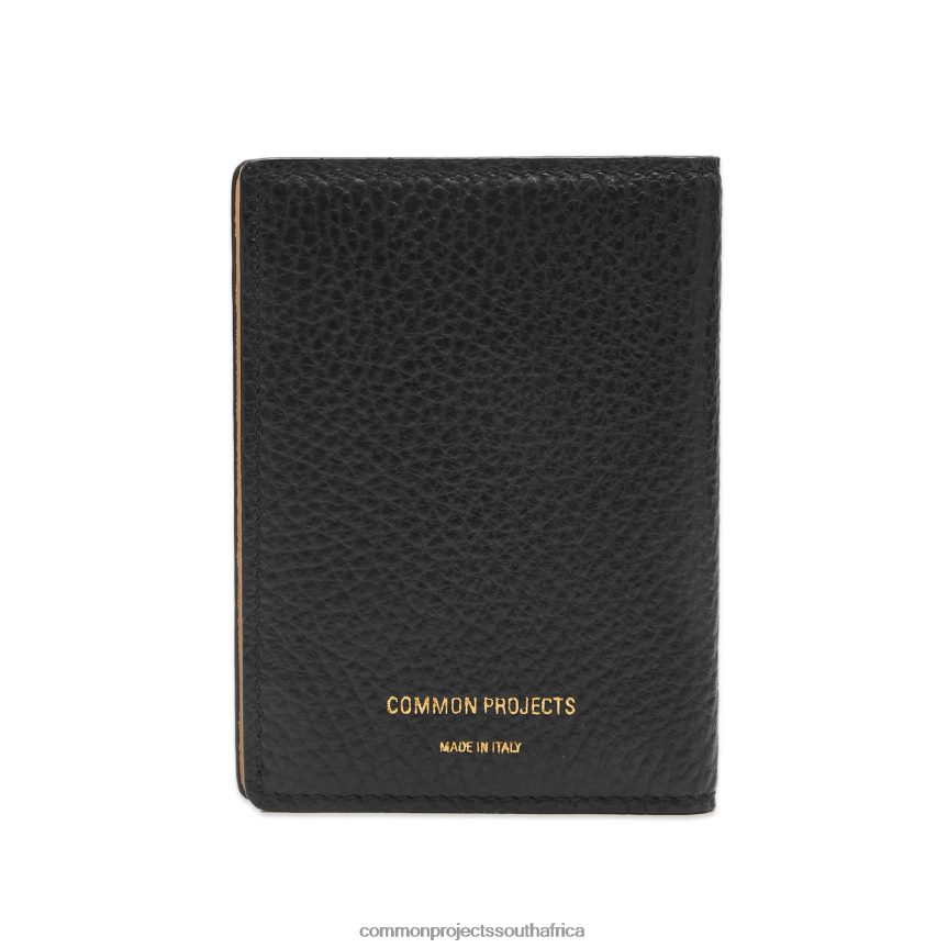 Common Projects Men Card Holder Wallet DFDP406 Accessories Black Textured