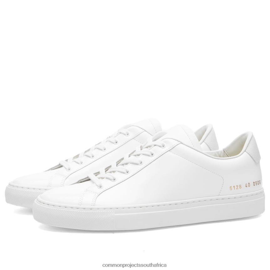 Common Projects Women Retro Gloss Trainers DFDP403 Shoes White