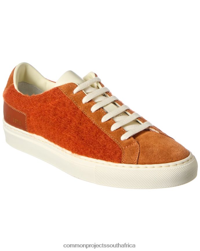 Common Projects Unisex Retro Suede-Trim Sneaker DFDP112 Sneakers New Style